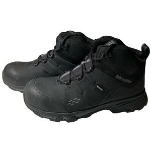 Timberland PRO 24/7 Waterproof Black Work Boots Steel Toe Ankle High